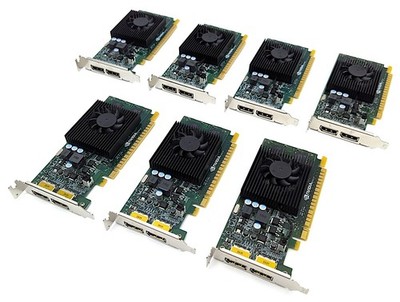 Lot of 7 Dell NVIDIA GeForce GT 730 2GB GDDR5 Dual DisplayPort Video Card 0CNRTY