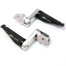 For Aprilia Mana 850 07-17 16 15 14 13 SHINOBI Front Foot Pegs 40mm Lower Black