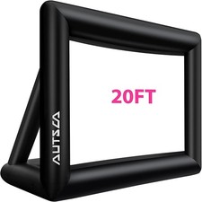 AUTSCA Schermo Film Esterno 20 Piedi,Blow Up Portatile Esterno Schermo Film Gonfiabile