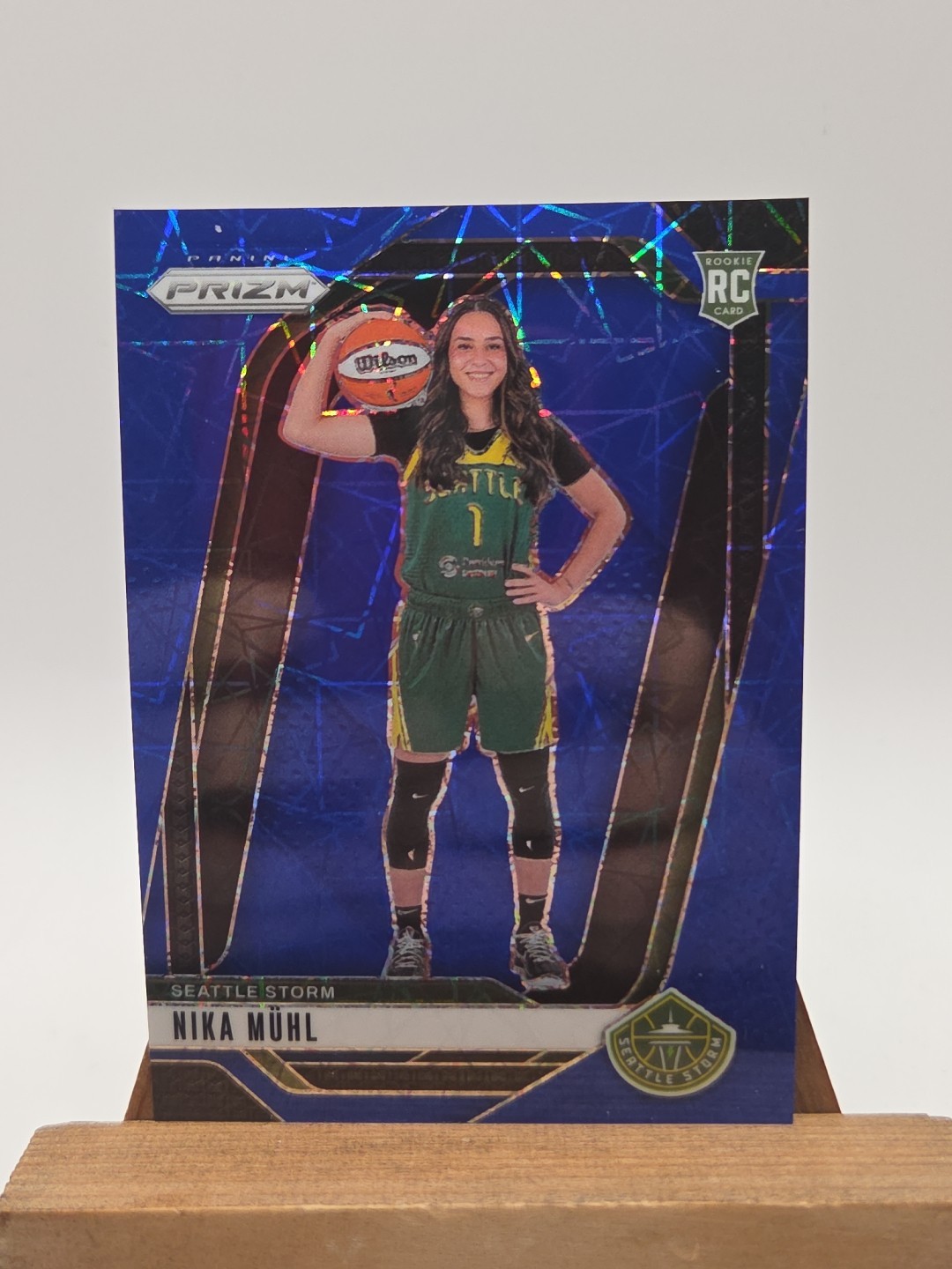 Nika Muhl 2024 Panini Prizm WNBA -  #146 Blue Velocity Prizm Rookie