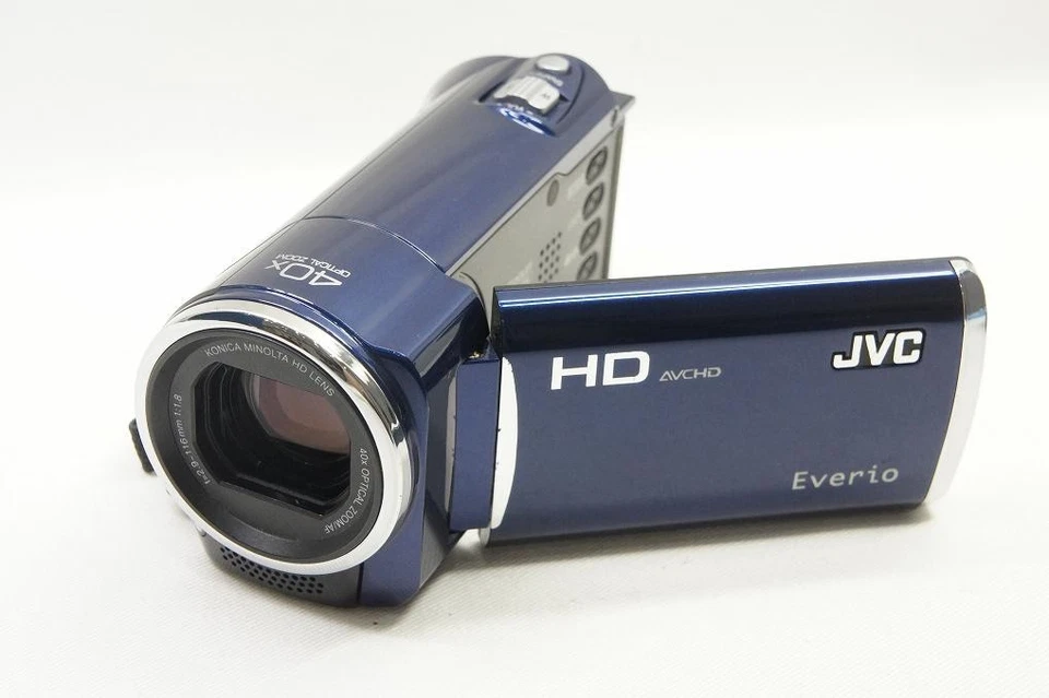 JVC Everio GZ-HM670 High Vision Memory Movie Video Camera Blue #250718o - Image 2 of 4