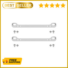 Jdm To Usdm License Plate Adapter - 2 Pack Aluminum Japanese 2 Silver Jdm To Usdm License Plate Adapter - 2 Pack Aluminum Japanese 2 Silver
