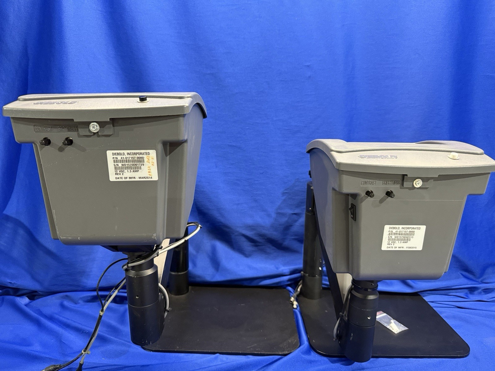 Diebold 41-017157-000D VAT Operator Display Lot of 2 Untested - Local - Read