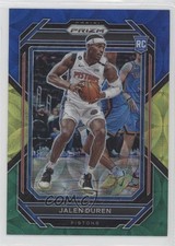 2022-23 Panini Prizm Choice Blue Yellow & Green Prizm Jalen Duren #239 11es