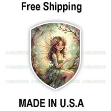 Fairy Girl Fantasy Vinyl Decal Sticker Wings Magic Cute B