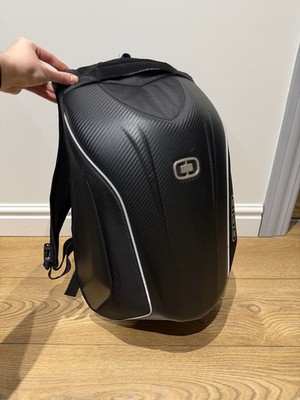 OGIO No Drag Mach 5 Motorrad Rucksack Hartschale Schwarz Backpack Top Zustand