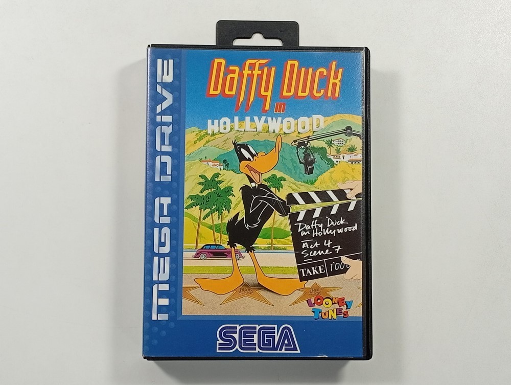 DAFFY DUCK IN HOLLYWOOD SEGA MEGADRIVE (MD) PAL-EURO (COMPLETE - GOOD CONDITION)