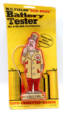 W.C. Fields Red Nose Battery Tester 1974 Sealed American Noveltronics