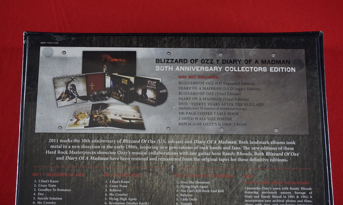 Blizzard of Ozz/Diary of a Madman 30th Anniversary