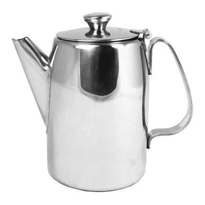 Große Teekanne Gastronomie Kaffeekanne Edelstahl Superior Auslauf Cafe 100oz 3,0L