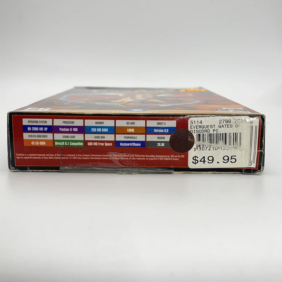 EverQuest Gates of Discord PC Game Boxed Ubisoft CD-ROM 2004 Vintage - Image 4 of 4
