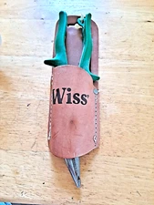 Vtg. Wiss Cooper M2RSPEC Metal Master Snips W/Holster Cuts Right / Straight NEW