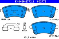 BremsbelÄGe KIA P. Venga 1.4-1.6 10-