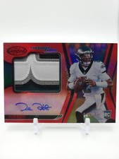 2020 Panini Certified Freshman Fabric Mirror Red Auto #214 Jalen Hurts /199 RPA