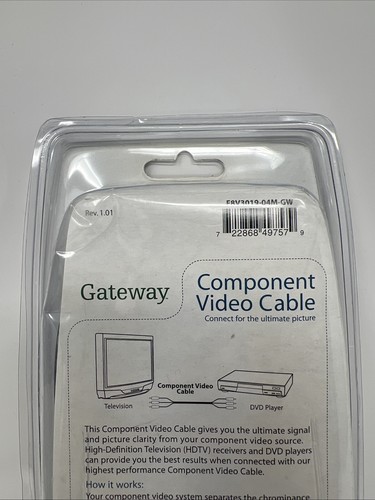 gateway 13 ft 4m f8v3019-04m-gm Component video Cable (A16) - Picture 4 of 5