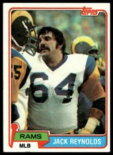 1981 Topps #369 Jack Reynolds Los Angeles Rams