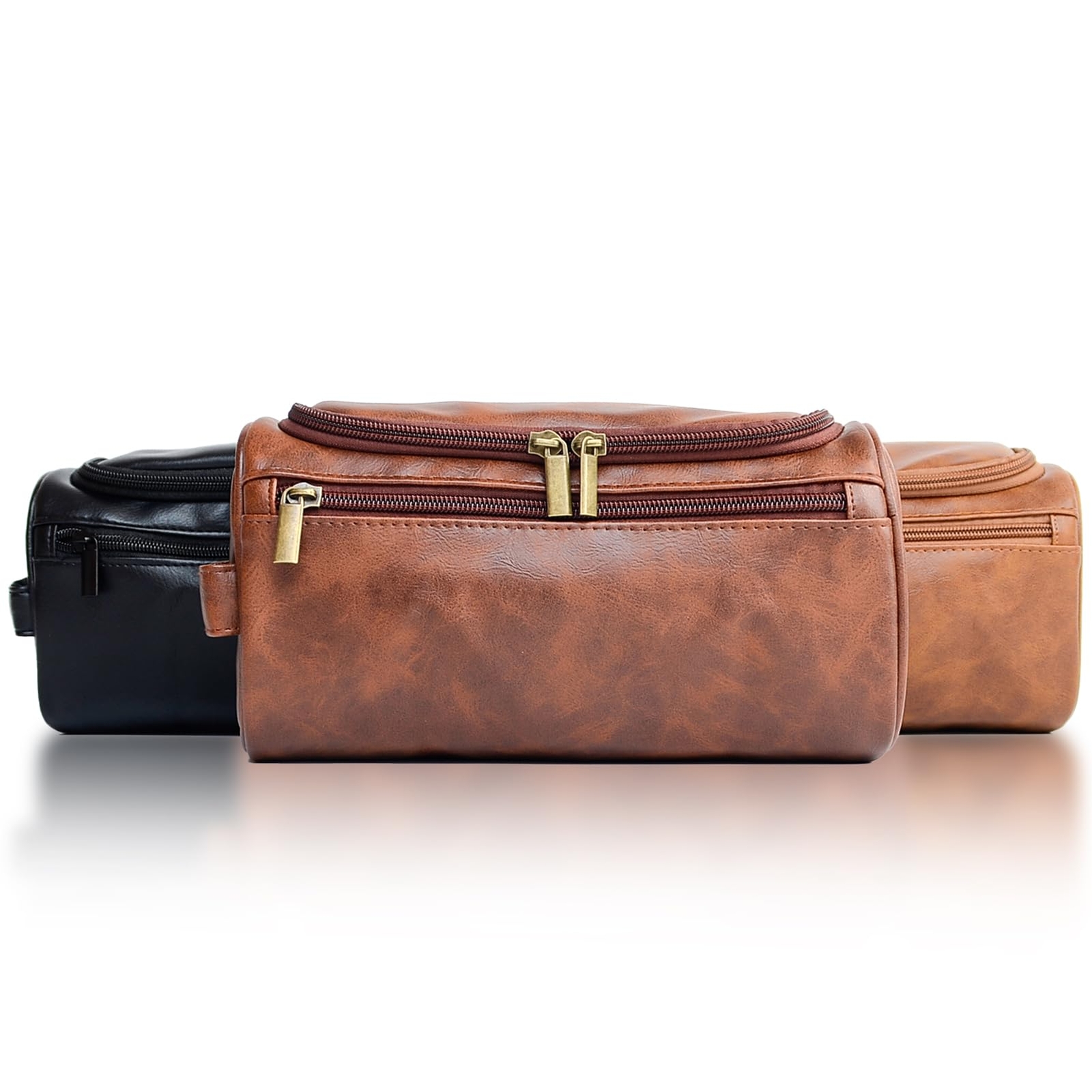 Toiletry Bag for Men Groomsmen Travel Dopp Kit Bag Water-resistant Bathroom P...