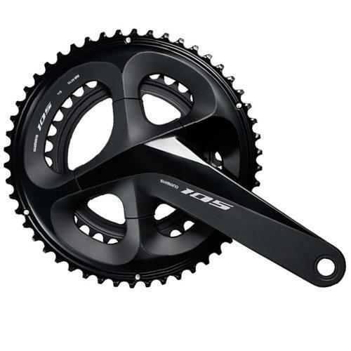 Shimano 105 R7000 11sp Chainset Black All Sizes - Picture 1 of 1