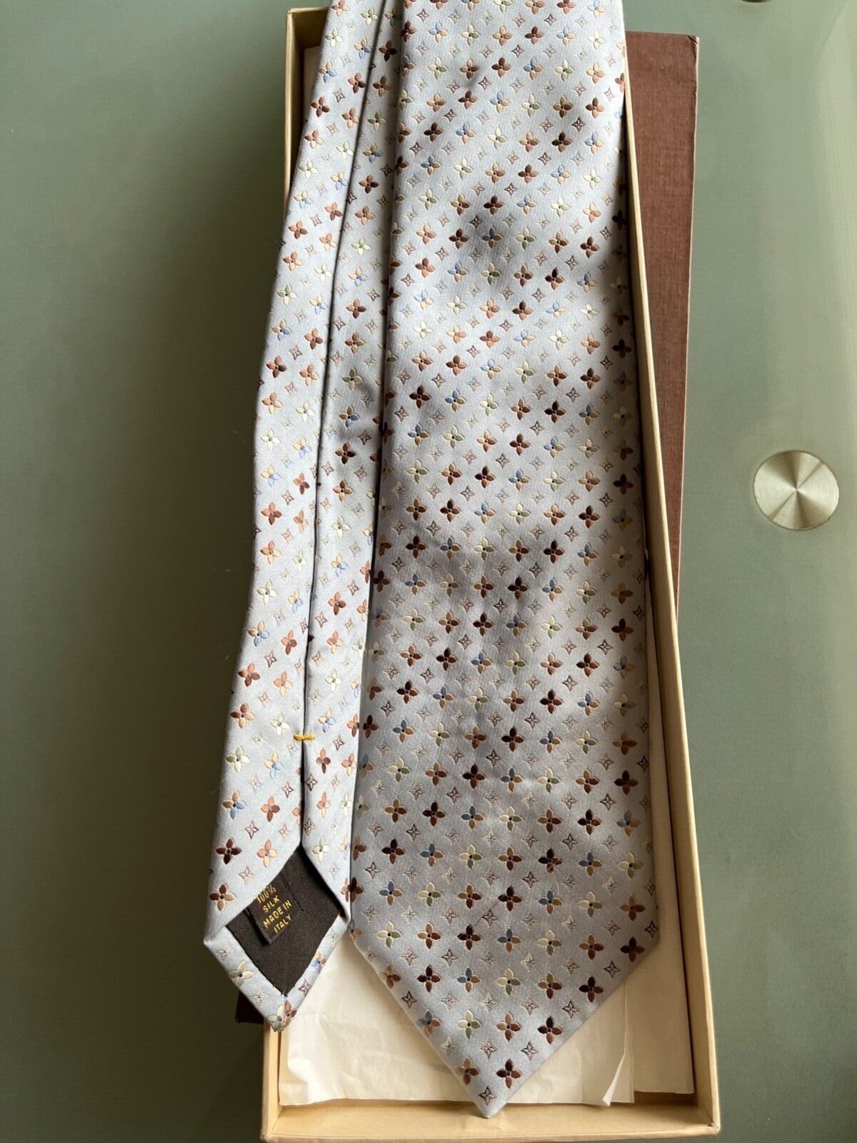 LOUIS VUITTON necktie cravate cravatta M76290