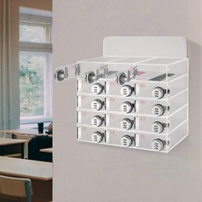 15 slots Lockable Cell Phone Storage Cabinet Classroom Wall Mounted Locker Box