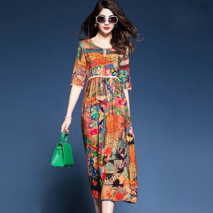 loose silk dress