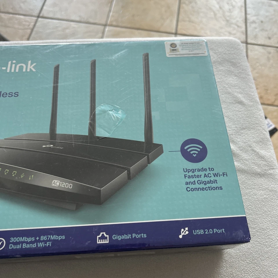 TP-LINK AC 1200 Wireless Dual Band Gigabit Router Archer - Image 3 of 4