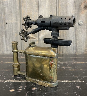 BLOW UP 田名網敬一 1963-1974 Antique Early 1900s Clayton & Lampert Mfg Brass Flat Tank Blow