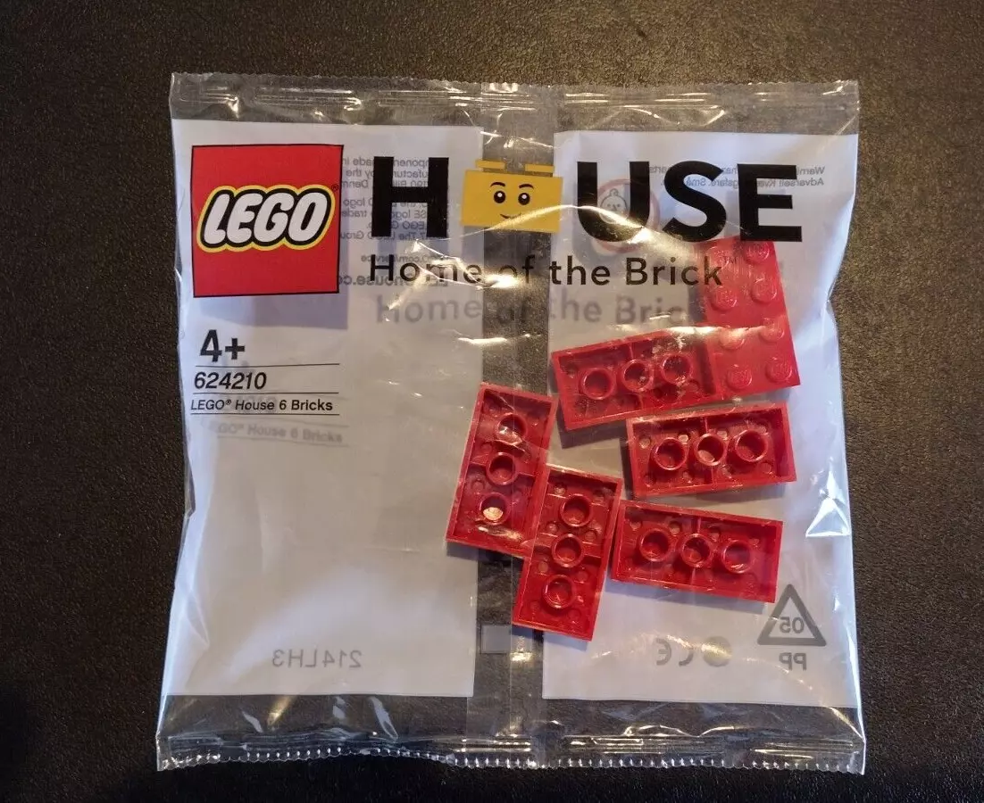 New LEGO Lego House 6 Bricks from polybag promotional rare red | eBay