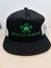 Vintage K Products USA MADE Hilleshog Farm Trucker Hat Snapback Cap