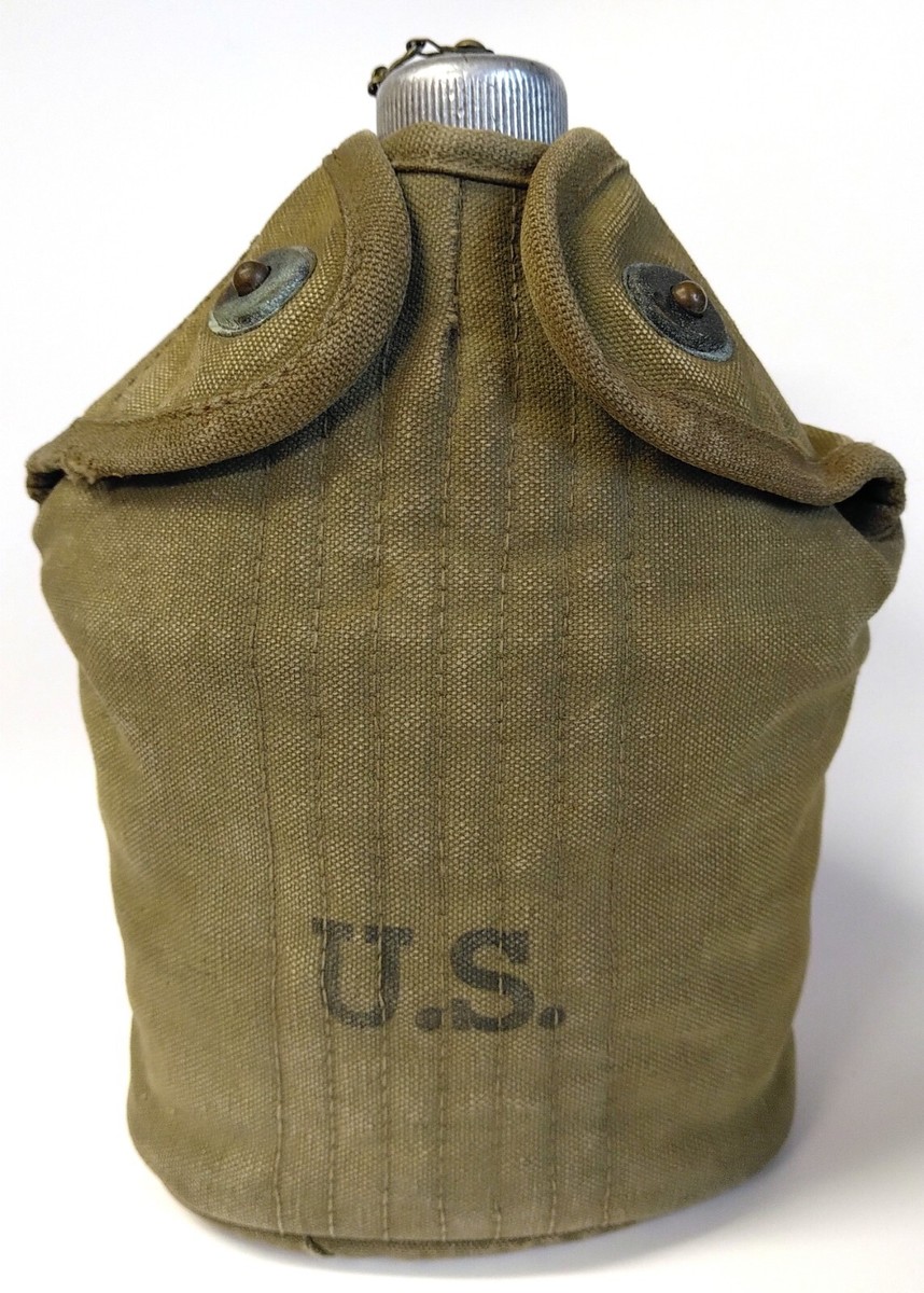 World War I US M-1910 Canteen, Cup & 1941-Dated M-910