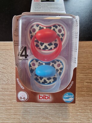 Bibi Schnuller 0-6 Monate Neu Silikon