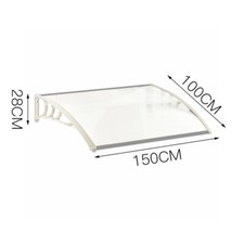 Door Canopy Awning Shelter Front Back Porch Outdoor Shade Patio Roof Rain Cover