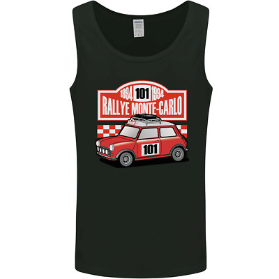 Rallye Monte Carlo Mini Rally Car Herren Trägershirt Tank Top