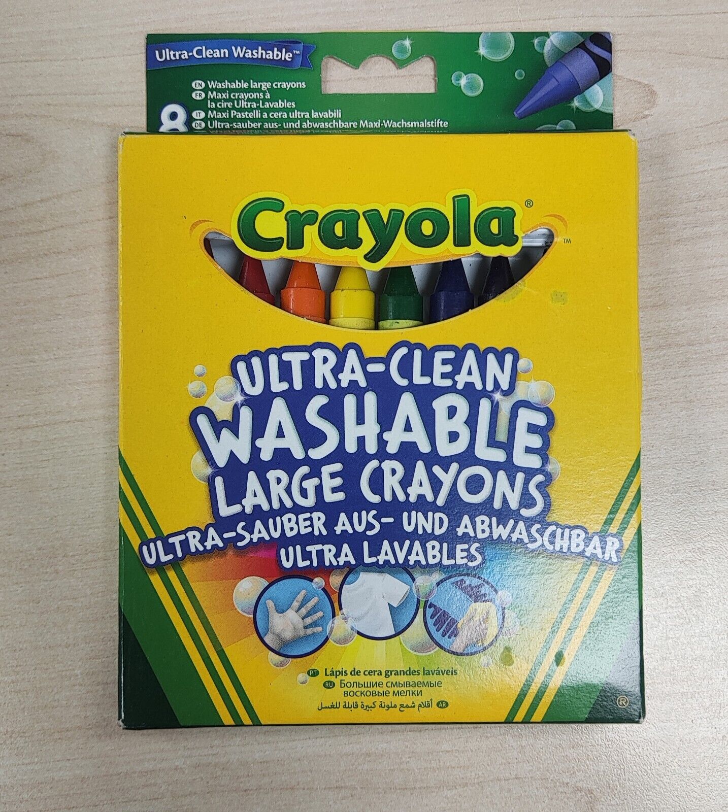 Crayola – Maxi Pastelli A Cera “i Lavabilissimi” Da 8 Pezzi