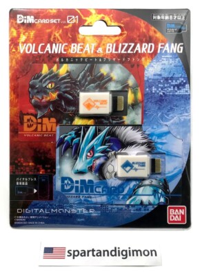 Bandai Digimon Vital Bracelet Dim Card Volcanic Beat & Blizzard