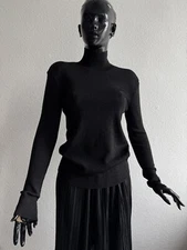 032C Long Sleeve Black NEW wmns Asap Size L