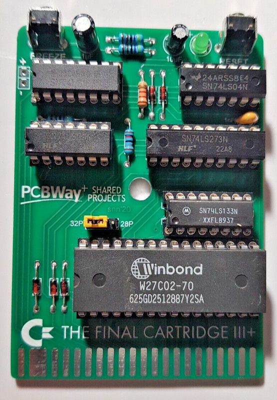 Final Cartridge III Plus TFC3+ FCIII Commodore 64 Assembled and fully tested