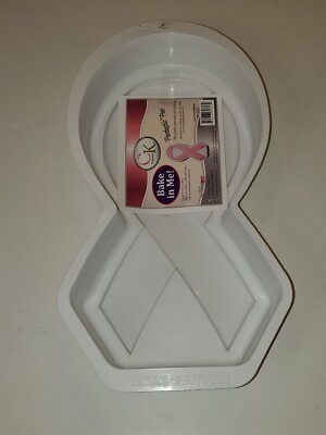 New CK PRODUCTS Awareness Ribbon Breast Cancer Pantastic Plastic Cake Pan Mold