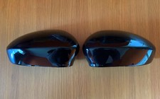 SPIEGELABDECKUNGEN GLANZ SCHWARZ PASSEND FÜR FIAT 500 595 695 ABARTH SPORT TURISMO