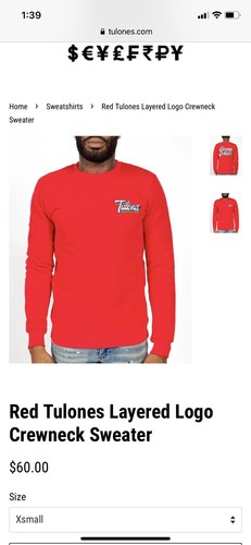 Hip Hop Tulones Sweatshirt Large 
