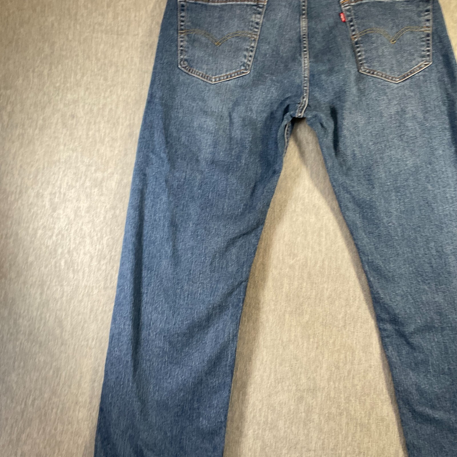 Levi's 505 Regular Fit Men's Jeans 38x34 Straight Leg Cotton Denim Pre-Worn VG+ image 8