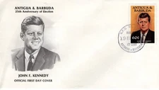 ANTIGUA & BARBUDA 1984 Politicians, JFK   FDC19656
