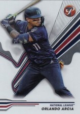 ORLANDO ARCIA TOPPS PRISTINE ALL-STAR BASE ATLANTA BRAVES #284 2024 24
