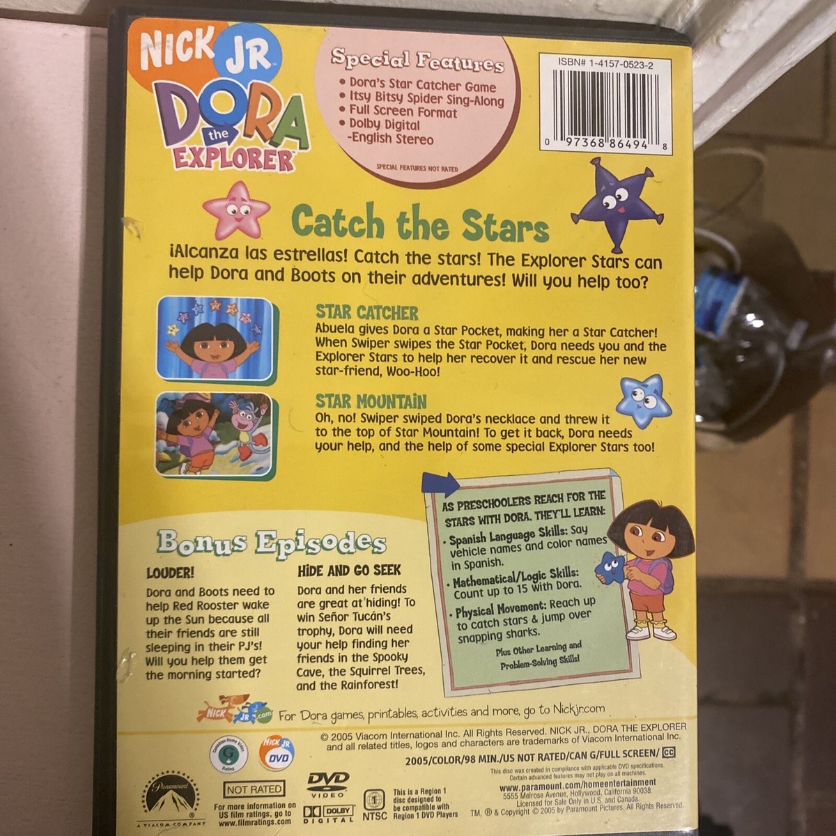 Dora the Explorer Nick Jr DVD Lot Musical Fiesta Singalong