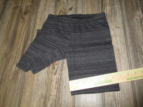 SO Girls Size 10 Black Gray Heathered Shorts Pull On Biker - Picture 8 of 9