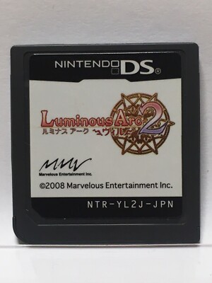 Japan import Nintendo DS Luminous Arc 2   Will Japanese Role Playing Games MMV