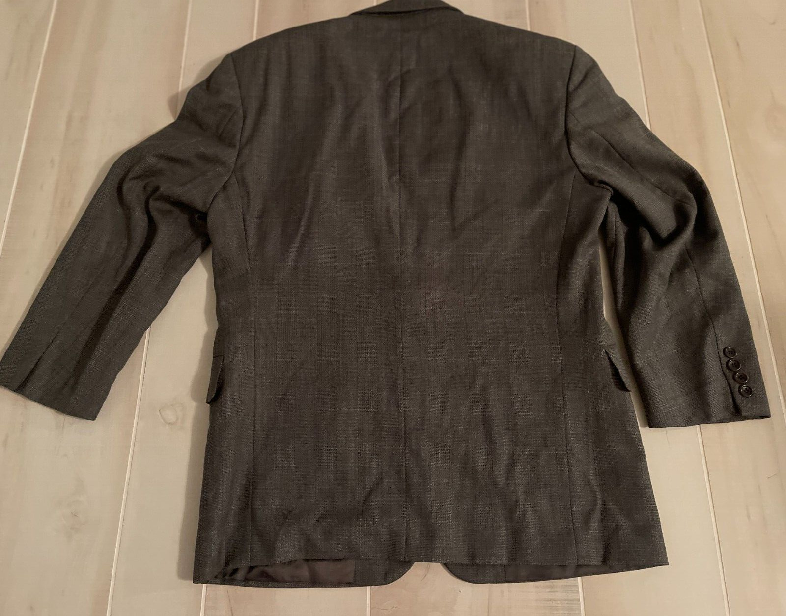 BOSS Hugo Boss gray wool sports coat suit jacket … - image 1