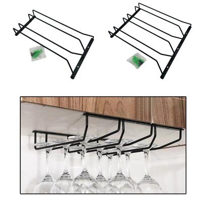 Weinglas Regal Unter Schrank Eisen Hängend Stielglas Halter für Zuhause Küche