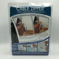 Cable Zipper - Evriholder - New In Package - Black - Large 8 Feet