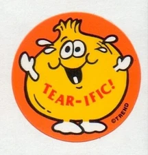 1980s Trend Scratch And Sniff Glossy Onion Stinky Stickers Single with TM
